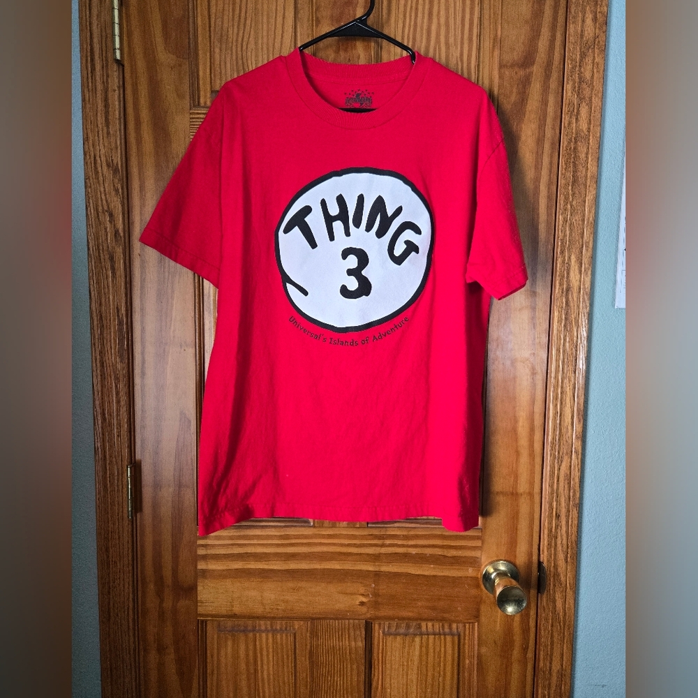 Universal Red 'Thing 3' Adult T-Shirt